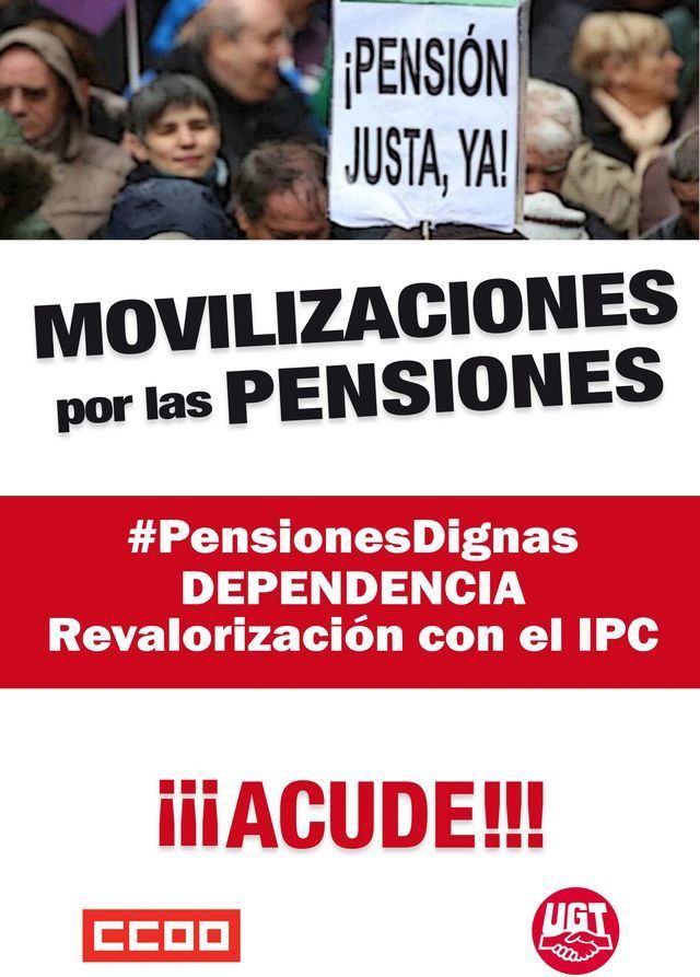 Movilizaciones los días 1 y 2 de octubre en CLM por los derechos de personas mayores y pensiones dignas