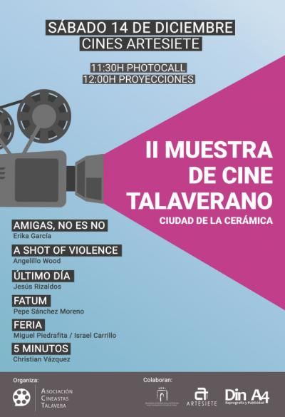 Este sábado se celebra la II Muestra de Cine Talaverano 'Ciudad de la Cerámica'