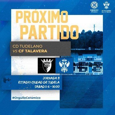 Se adelanta el enfrentamiento CD Tudelano-CF Talavera