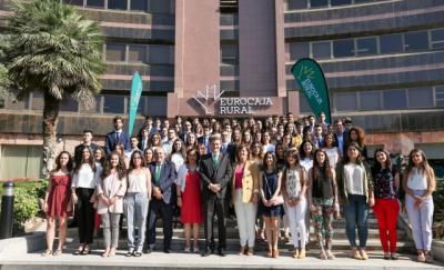 96 universitarios comienzan sus prácticas en Eurocaja Rural