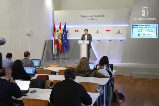 El portavoz regional, Nacho Hernando,durante la rueda de prensa del Consejo de Gobierno