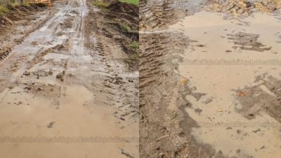 “Estamos desesperados”: caminos intransitables cada vez que llueve