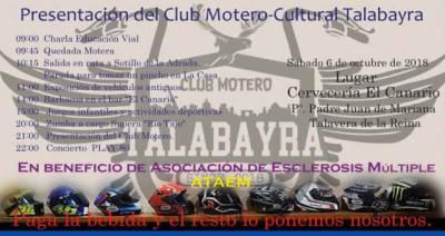 Talavera da la bienvenida al nuevo Club Motero-Cultural TALABAYRA