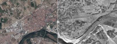 Talavera desde el aire en 1956 y 2015 | Descubre cómo era tu pueblo o ciudad