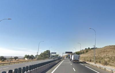 Cortado un carril en la A-4 tras un accidente múltiple