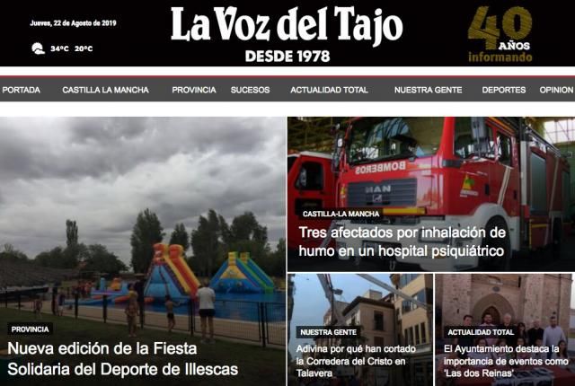 Portada de La Voz del Tajo