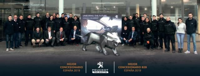 Grupo Talauto recibe el premio como 'Mejor Concesionario Peugeot de España'