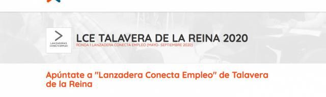 TALAVERA | Se amplía el plazo de inscripción para la Lanzadera de Empleo