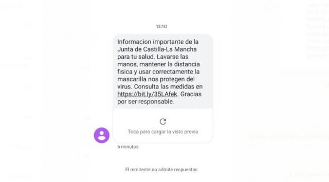 COVID-19 | ¿Te ha llegado este SMS? No tengas miedo en abrirlo, es seguro