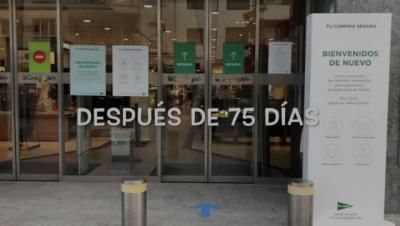 V&#205;DEO | Todo vuelve a empezar: El Corte Ingl&#233;s abre por completo