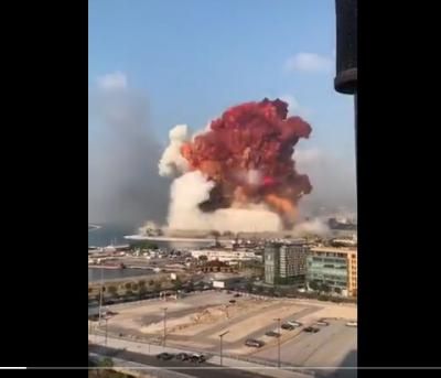 VÍDEO | Impresionante explosión en Beirut