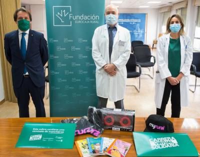 EUROCAJA RURAL | Donación de artículos al Hospital Nacional de Parapléjicos de Toledo