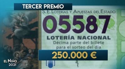 05.587 | Tercer premio de la Lotería del Niño...muy repartido