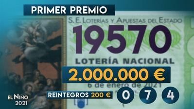 19.570 | Primer premio de la Lotería del Niño