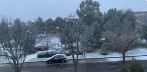 Toledo  con nieve ! Foto: RTVE CLM 