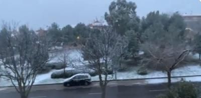 VÍDEO | Nieva en Toledo capital