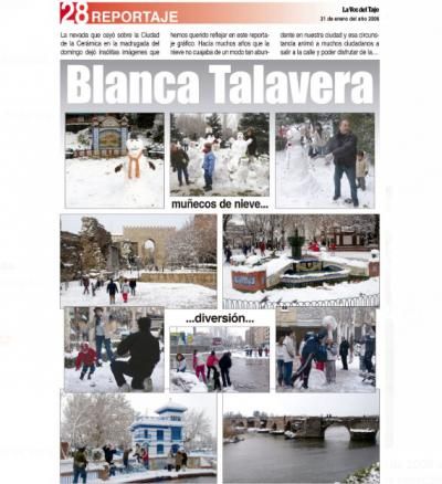 TEMPORAL | La nevada de hace 15 años en Talavera (fotos)