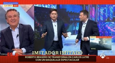 ¡Tienes que verlo! &#8203;&#8203;El talaverano Roberto Brasero imita a Carlos Latre... y viceversa