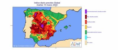 El polvo sahariano empeora la calidad del aire en Talavera y Toledo