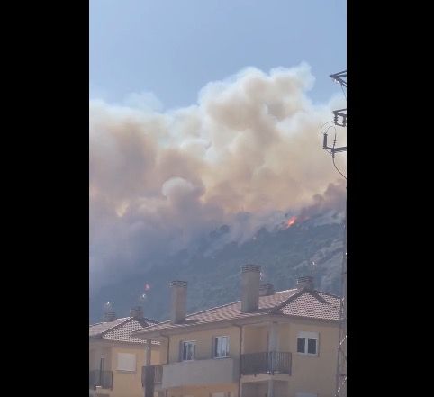 El incendio de Cebreros (Ávila), en nivel 2 por varios fuegos de 'gravedad'