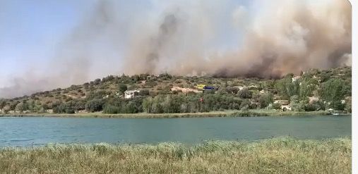 Incendio en Ruidera