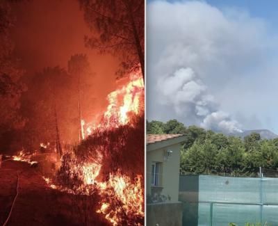 El fuego en Santa Cruz del Valle se extiende y su evolución es "mala"