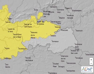 Llueve sobre mojado: se amplía el aviso amarillo en Talavera y Toledo