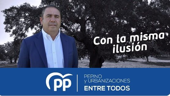 Cito Gil quiere revalidar la alcaldía de Pepino y Urbanizaciones 'con la misma ilusión'