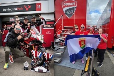 El talaverano Álvaro Bautista hace historia para Ducati en Donington Park