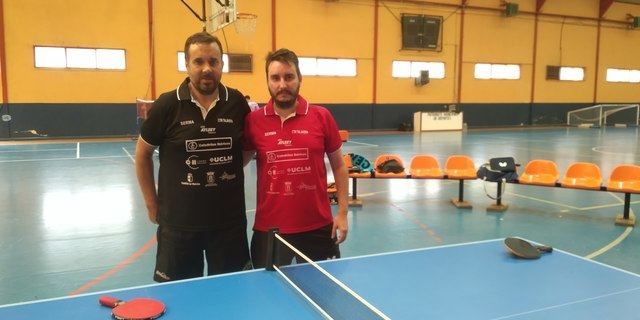 Final tenis de mesa entre Carlos Plaza y José García