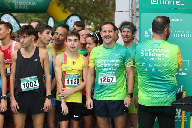 Miles de corredores llenan las calles de Toledo en la XII Carrera Solidaria contra la ELA