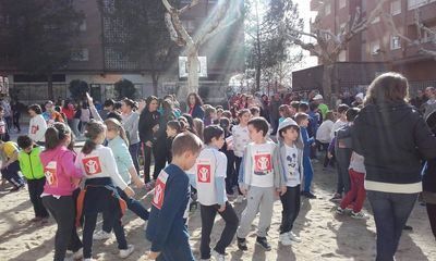 Carrera solidaria en el Colegio Rafael Morales