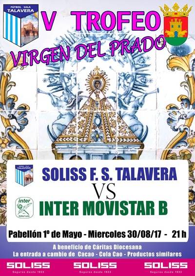 El Soliss FS Talavera jugará contra el Movistar Inter 'B'