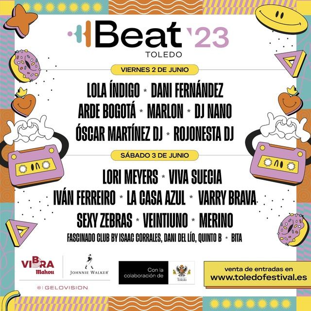 Descubre los horarios de los conciertos del Toledo Beat Festival