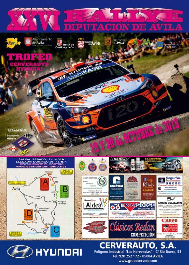 Talaveranos de Lemans, en el XXVI Rallye Diputación de Ávila que finaliza hoy