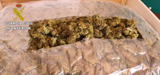 230 kilos de cogollos de marihuana intervenidos en un pueblo de Toledo