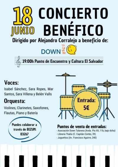 Ya están a la venta las entradas para el concierto benéfico de Down Talavera