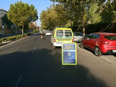 La Policía Local de Talavera denuncia a 19 conductores durante la campaña del uso de cinturón de seguridad