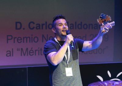 El chef talaverano Carlos Maldonado, Premio Newcorred 2019 al 'Mérito Emprendedor'