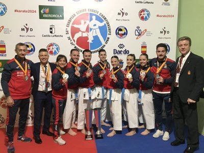 España reina en el medallero del Campeonato de Europa de Kárate