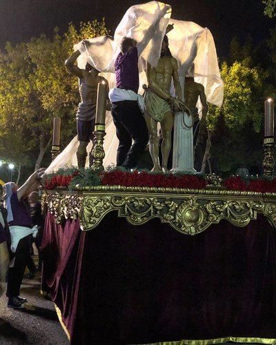 Otra vez la lluvia: La Pasión, más corta, y sin 'madrugada' del Cristo de la Sentencia