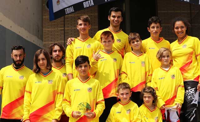 Alberto Ruiz y Daniela Moreno, campeones de la Copa de España de BMX 2017