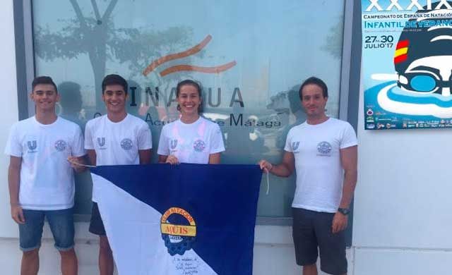 Magnífica presencia de Club Natación Aqüis en el XXXIX Nacional Infantil celebrado en Málaga