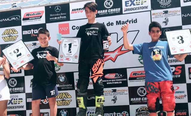 Cesar de la Casa campeón de la sexta prueba de Motocross de Madrid