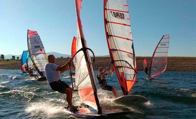 El talaverano Alfonso Tertre participó en el Campeonato Ibérico de Windsurf