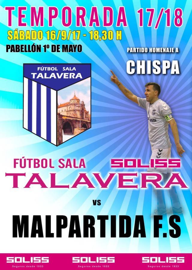 El Solisss FS Talavera rinde homenaje a Sergio Moreno "Chispa"