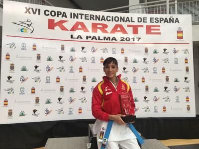 La talaverana Sandra Sánchez vuelve a ser de 'oro' al ganar la Copa Internacional de Kárate de España