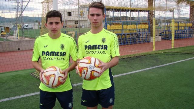 De juvenil con José Luis Blanco en el Villarreal CF