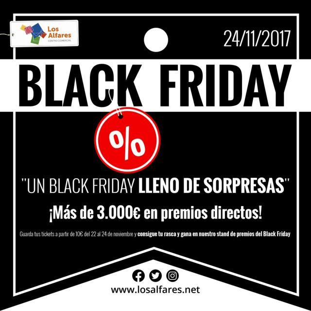 Los Alfares celebra el Black Friday  repartiendo más de 3.000 euros en premios directos 