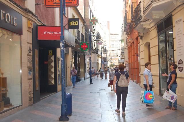 Calle San Francisco, en Talavera de la Reina 